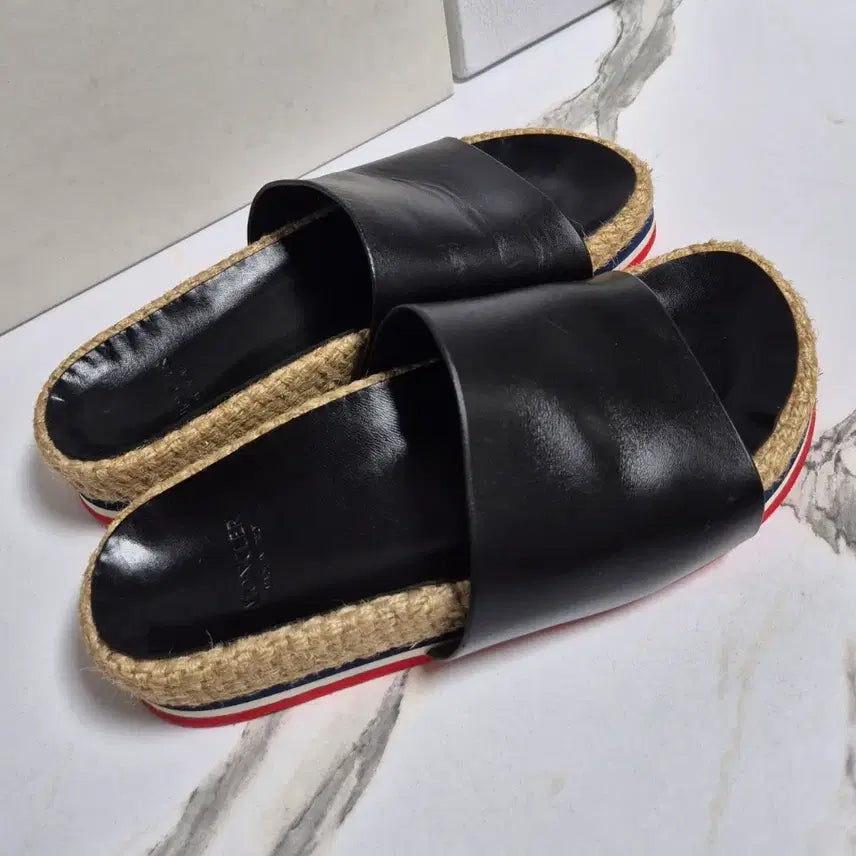 [BUNJANG] Moncler Evelyn Espadrille Slippers Sandals 38 / (정품) 몽클레어 에블린 에스파듀 슬리퍼 샌들 38