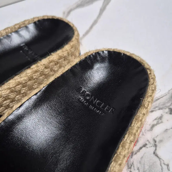 [BUNJANG] Moncler Evelyn Espadrille Slippers Sandals 38 / (정품) 몽클레어 에블린 에스파듀 슬리퍼 샌들 38
