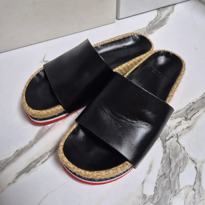 [BUNJANG] Moncler Evelyn Espadrille Slippers Sandals 38 / (정품) 몽클레어 에블린 에스파듀 슬리퍼 샌들 38