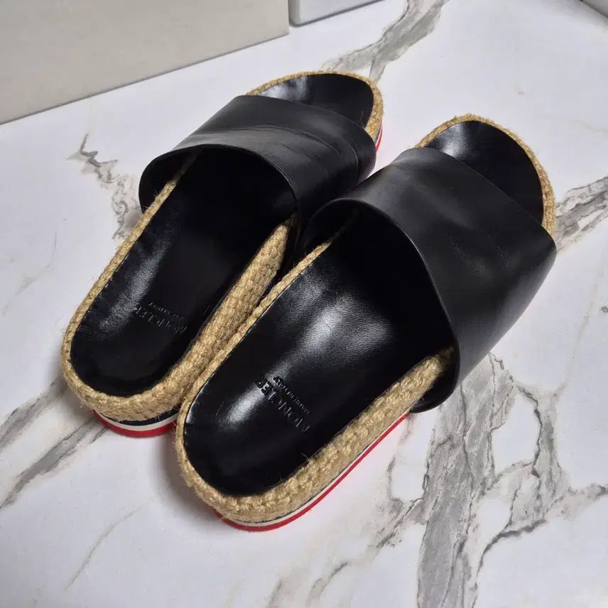 [BUNJANG] Moncler Evelyn Espadrille Slippers Sandals 38 / (정품) 몽클레어 에블린 에스파듀 슬리퍼 샌들 38