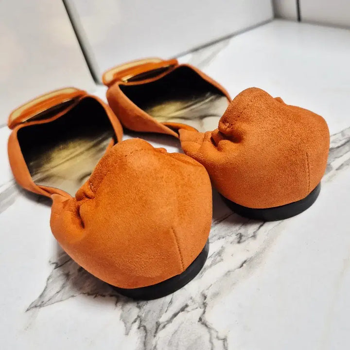 [BUNJANG] Roger Vivier Suede Ballerina Flat Shoes / (정품) 로저비비에 스웨이드 발레리나 플랫슈즈 36