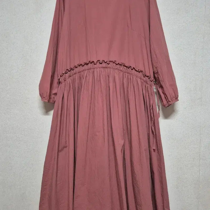 [SOLD OUT] 면100  긴팔 퍼프 원피스
