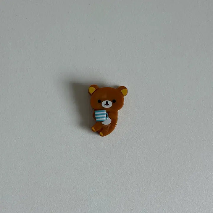 [BUNJANG] Rilakkuma Korilakkuma Face Storage Mini Accessory Case with Mini Tongs / 코리락쿠마 얼굴 보관함 미니 소품 케이스 + 미니 집게