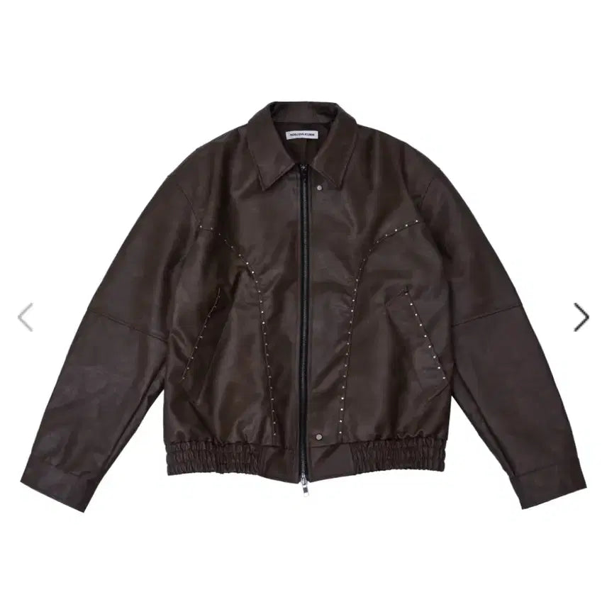[BUNJANG] Noculus Vegan Leather Jacket / 노쿨러스 비건 레더 자켓