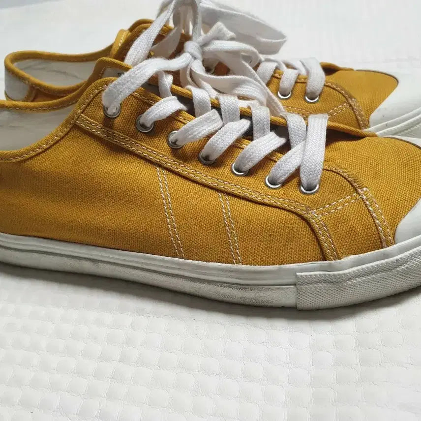 [BUNJANG] Hawkins Mustard Canvas Low-Top Sneakers Size 260 / 호킨스 머스타드 캔버스 단화 스니커즈 260