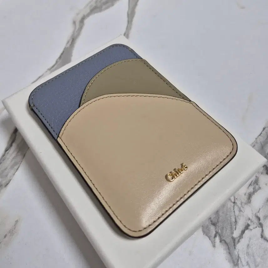 [BUNJANG] Chloé Multi-Color Card Holder Case / (정품) 끌로에 멀티컬러 무나 카드지갑 홀더 케이스