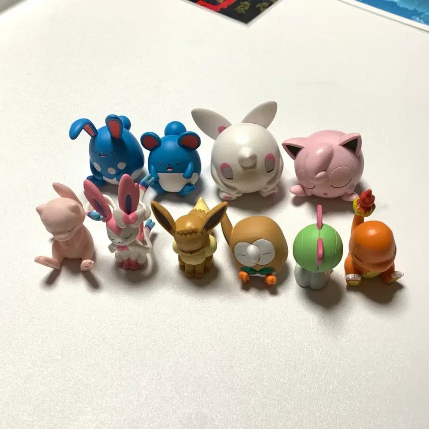 [BUNJANG] Pokemon Shoulder Slump Figure Set (10 Types) / 포켓몬스터 어깨쿵 꾸벅 피규어 10종일괄