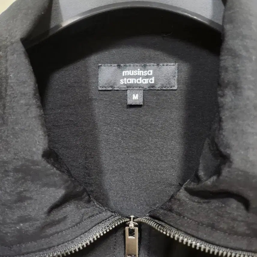 [BUNJANG] Musinsa Standard Black Crop Jacket / 무신사 스탠다드 블랙 크롭 자켓