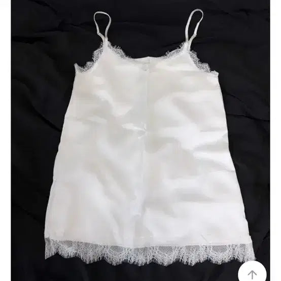 [BUNJANG] M.enuur Layered Silk Lace Dress / 레이어드 실크 레이스 원피스