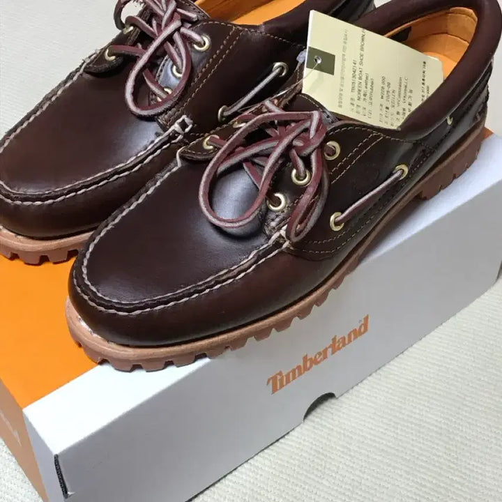 [BUNJANG] Timberland Authentic Boat Shoes Brown / [팀버랜드] 어센틱 보트슈즈 브라운 새상품