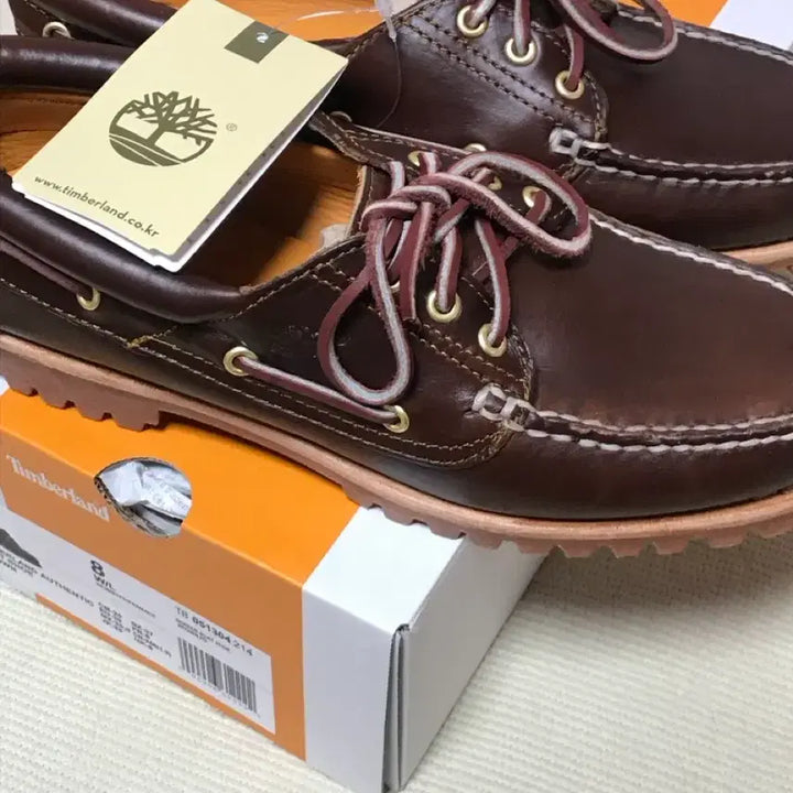 [BUNJANG] Timberland Authentic Boat Shoes Brown / [팀버랜드] 어센틱 보트슈즈 브라운 새상품