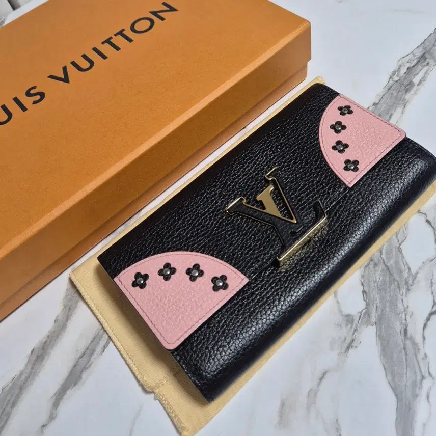 [BUNJANG] Louis Vuitton Capucines Long Wallet / (정품) 루이비통 카푸신 명품 여성 장지갑