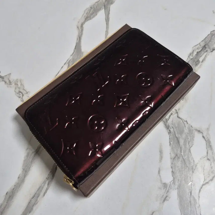 [BUNJANG] Louis Vuitton Vernis Zippy Wallet Burgundy / (정품) 루이비통 베르니 지피 월릿 여성 장지갑 버건디