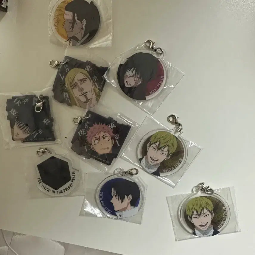 [BUNJANG] Jujutsu Kaisen Culling Game Acrylic Keyring Bundle Set / 주술회전 사멸회유 M 아크릴 키링 일괄가격