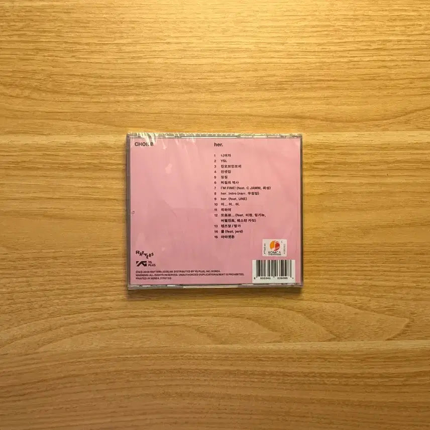 [BUNJANG] CHOILB her. CD Signed Album / [미개봉, 새상품]최엘비 - her CD 싸인반