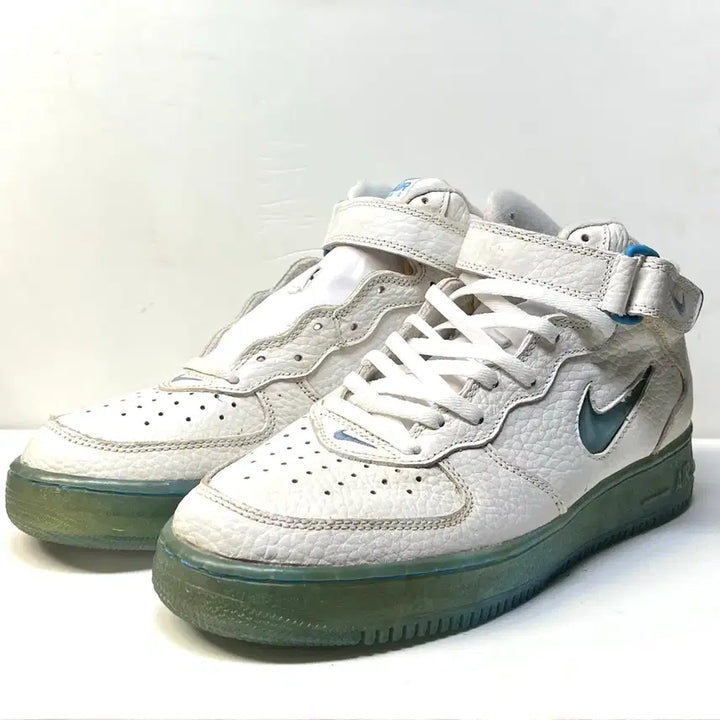 [BUNJANG] Nike Air Force 1 Mid Sky Sneakers / [280] 나이키 에어 포스 원 미드 하늘 완창