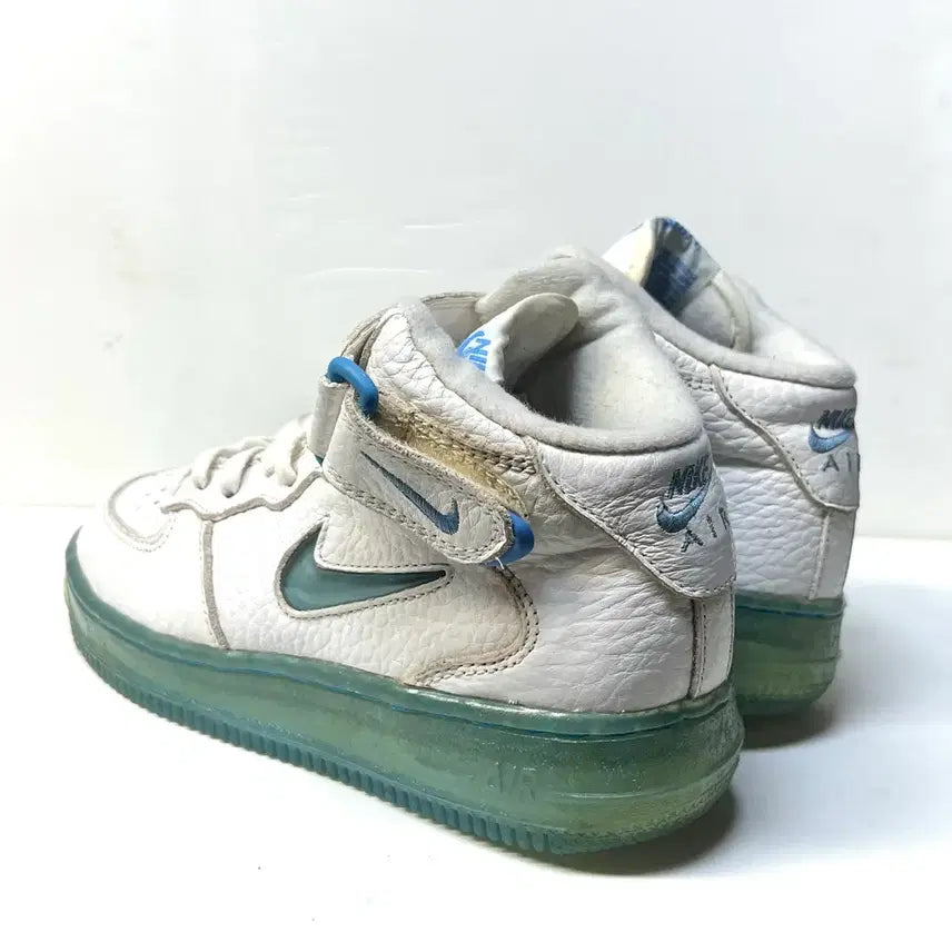 [BUNJANG] Nike Air Force 1 Mid Sky Sneakers / [230] 나이키 에어 포스 원 미드 하늘 완창