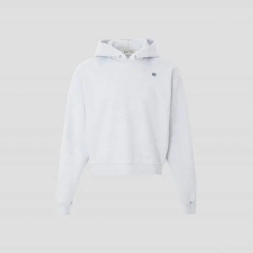 [BUNJANG] Recto RC Logo Distressed Hoodie Melange Grey / [새상품] 렉토 RC 로고 디스트로이드 후드 후디 멜란지 그레이