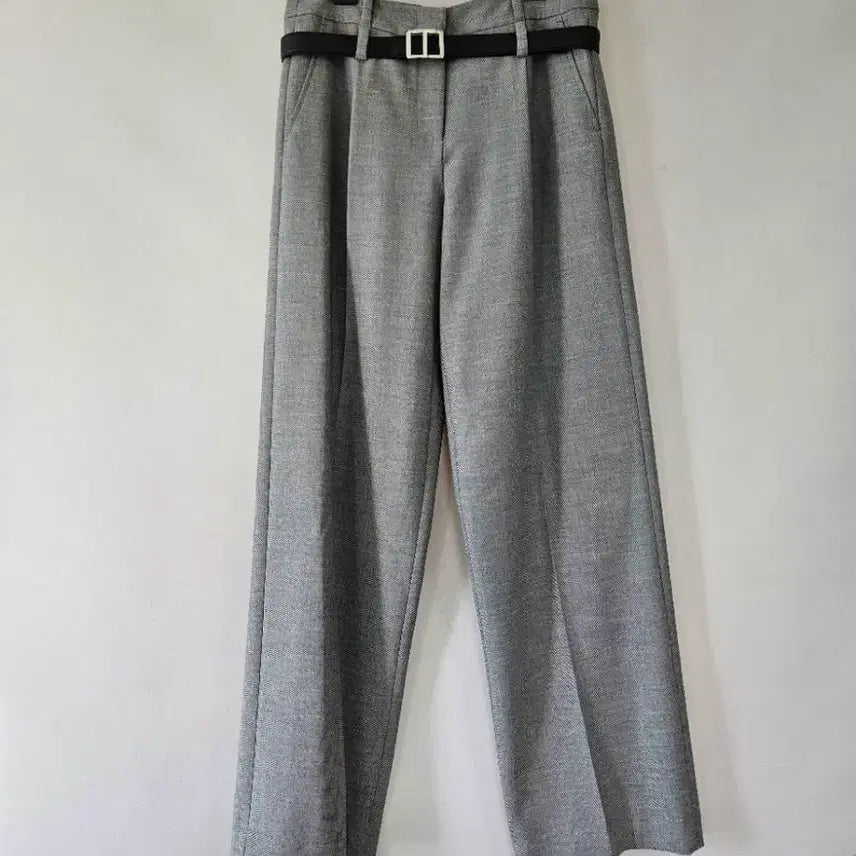 [BUNJANG] Colorless Crop Jacket and Pants Set / 고퀄 칼라리스 크롭자켓 팬츠 셋업 세트
