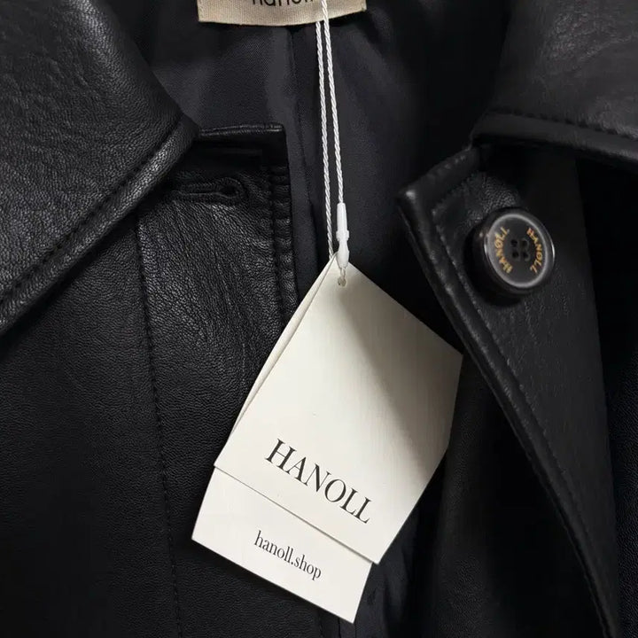 [BUNJANG] Hanoll Half Leather Jacket / 한올 hanoll 하프 레더 자켓 half leather jacket
