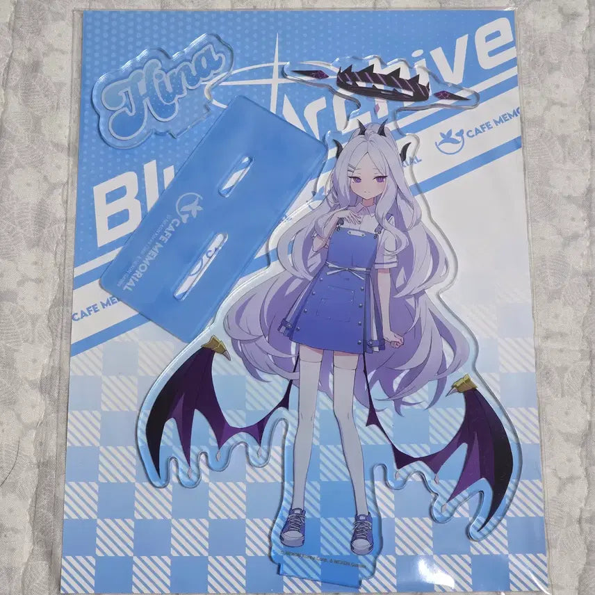 [BUNJANG] Blue Archive Sorasaki Hina Memorial Acrylic Stand / 블루 아카이브 공식 카페 메모리얼 소라사키 히나 아크릴 스탠드