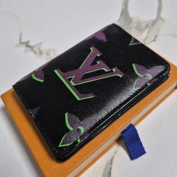 [BUNJANG] Louis Vuitton Pocket Organizer Black Borealis Card Holder Case / (정품) 루이비통 포켓 오거나이저 블랙 보레알리스 카드지갑 홀더 케이스