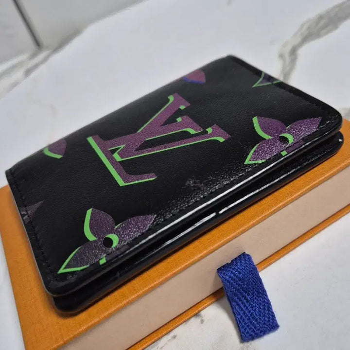 [BUNJANG] Louis Vuitton Pocket Organizer Black Borealis Card Holder Case / (정품) 루이비통 포켓 오거나이저 블랙 보레알리스 카드지갑 홀더 케이스
