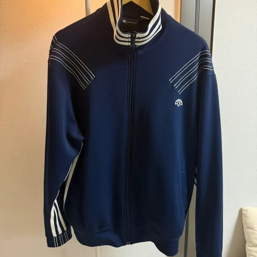 [BUNJANG] Adidas Alexander Wang 1st Track Top Navy L / 아디다스 알렉산더왕 1st 져지 트랙탑 네이비 L