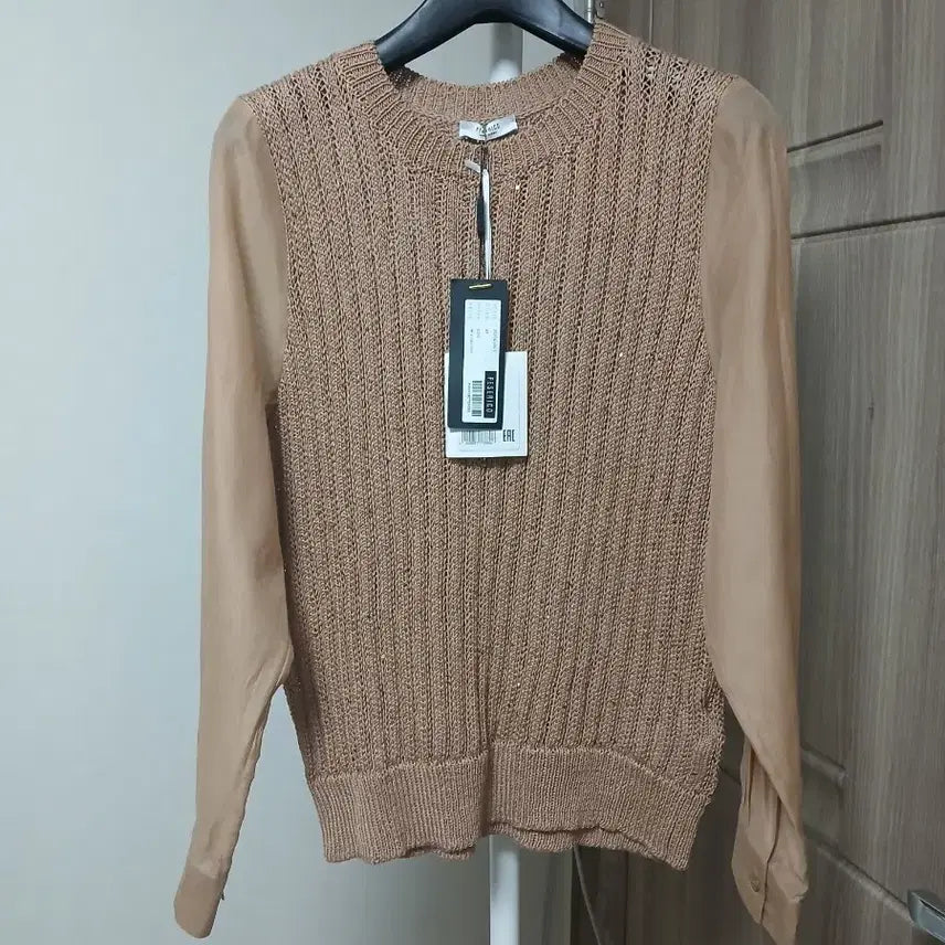 [SOLD OUT] PESERICO 니트 슬리브 블라우스85