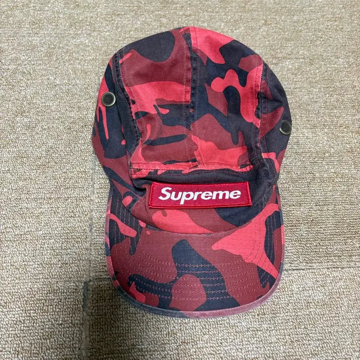 [BUNJANG] Supreme Military Camp Cap Red Camo 23SS / Supreme 슈프림 캡모자