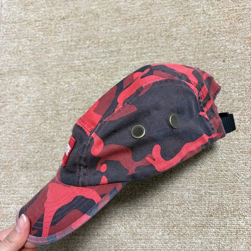 [BUNJANG] Supreme Military Camp Cap Red Camo 23SS / Supreme 슈프림 캡모자