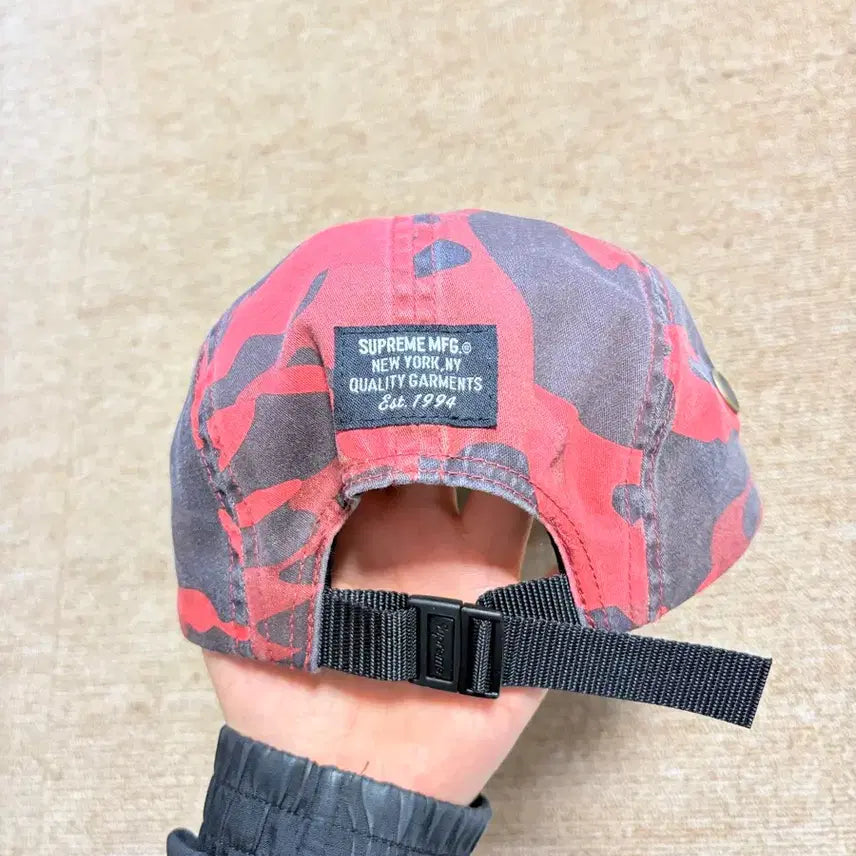 [BUNJANG] Supreme Military Camp Cap Red Camo 23SS / Supreme 슈프림 캡모자