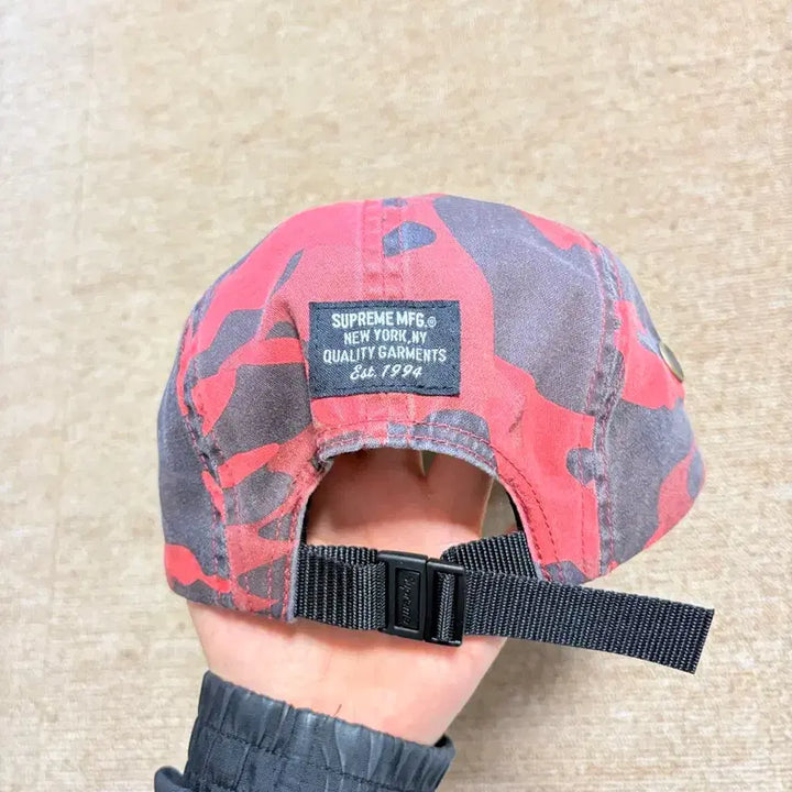 [BUNJANG] Supreme Military Camp Cap Red Camo 23SS / Supreme 슈프림 캡모자