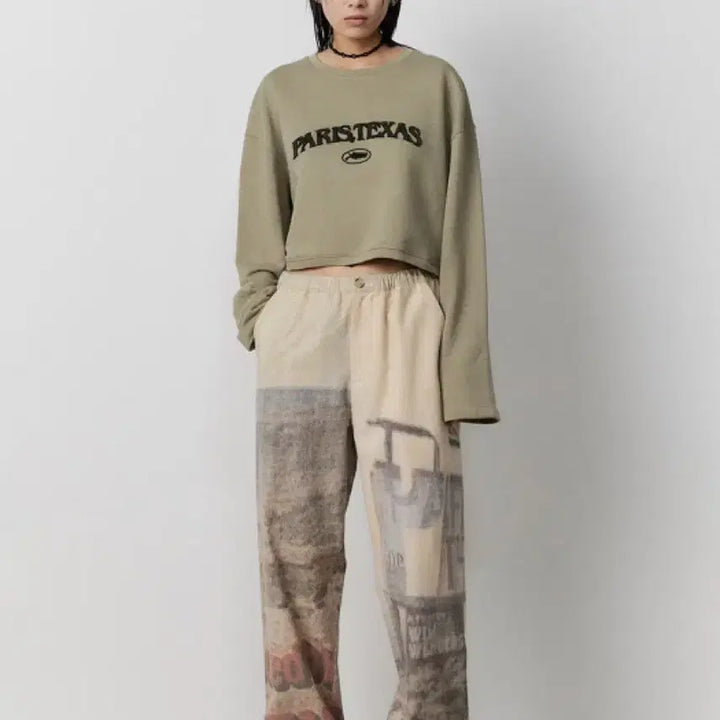 [BUNJANG] MMIC Travis Eco Print Cotton Nep Pants Mix Beige / mmic / 트레비스 에코 프린트 코튼 넵 팬츠 믹스베이지 / S