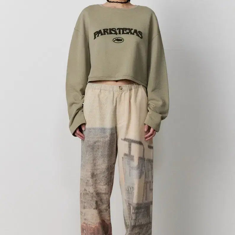 [BUNJANG] MMIC Travis Eco Print Cotton Nep Pants Mix Beige / mmic / 트레비스 에코 프린트 코튼 넵 팬츠 믹스베이지 / S