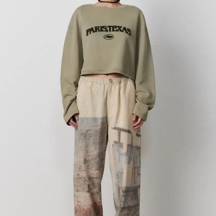[BUNJANG] MMIC Travis Eco Print Cotton Nep Pants Mix Beige / mmic / 트레비스 에코 프린트 코튼 넵 팬츠 믹스베이지 / S