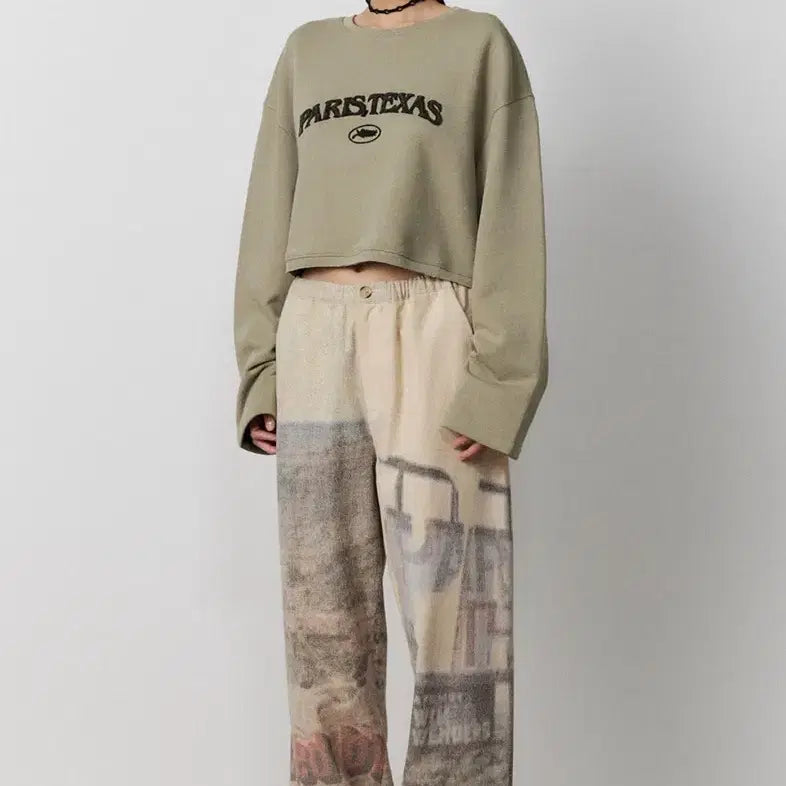 [BUNJANG] MMIC Travis Eco Print Cotton Nep Pants Mix Beige / mmic / 트레비스 에코 프린트 코튼 넵 팬츠 믹스베이지 / S