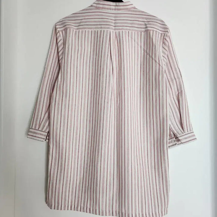 [BUNJANG] GIENT Striped 7/10 Sleeve Henley Shirt / GIENT 헨리넥 스트라이프 7부 셔츠