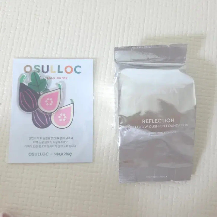 [BUNJANG] Osulloc Tea Bag Holder &amp; Hera Reflection Skin Glow Cushion 00N1 Set / 티백홀더 &amp; 헤라 리플렉션 스킨 글로우 쿠션 00N1 미니 2개