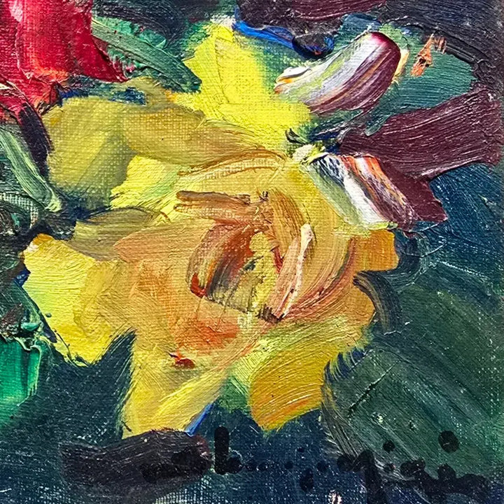 [BUNJANG] Unknown Japanese Artist Rose Painting / 장미.   일본작가미상.