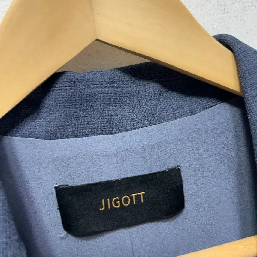 [BUNJANG] JJ JIGOTT Navy Double Button Jacket 85 / JJ 지고트 네이비 더블 버튼 자켓 85