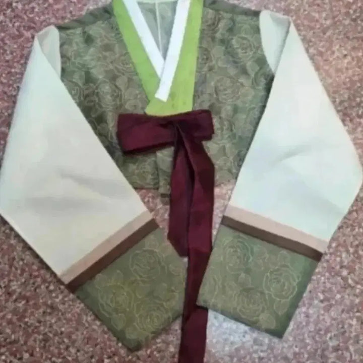 [BUNJANG] Silk Hanbok Jeogori Top / (미착용)본견 한복 저고리