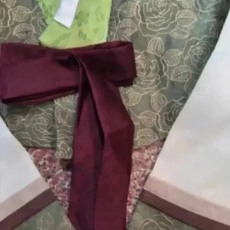 [BUNJANG] Silk Hanbok Jeogori Top / (미착용)본견 한복 저고리