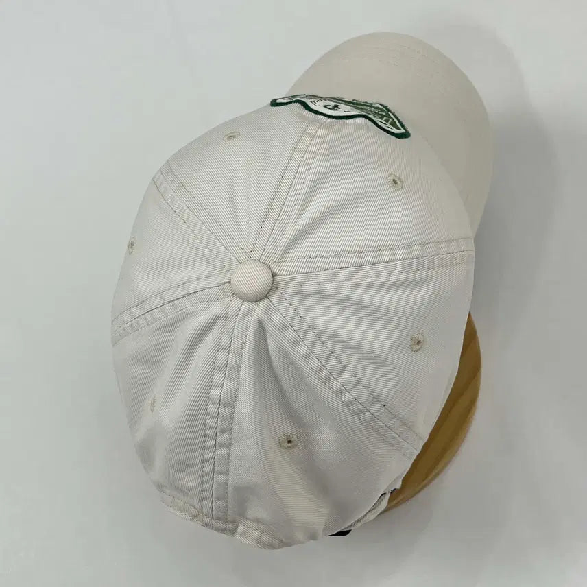 [BUNJANG] Polo Ralph Lauren P Wing Shield White Ball Cap / 폴로 랄프로렌 p wing 쉴드 화이트 볼캡 모자