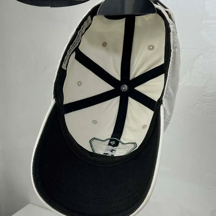 [BUNJANG] Polo Ralph Lauren P Wing Shield White Ball Cap / 폴로 랄프로렌 p wing 쉴드 화이트 볼캡 모자