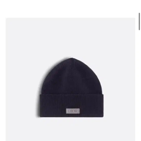[BUNJANG] Dior Icon Beanie Navy Blue Cashmere M / 디올 아이콘 비니 네이비 블루 캐시미어 M