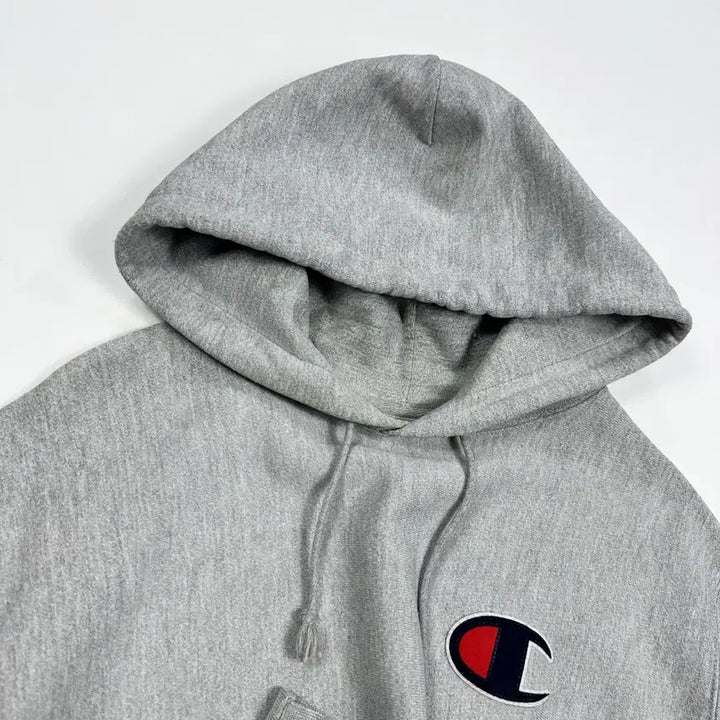 [BUNJANG] Champion Reverse Weave Hoodie Grey / (실측L) 챔피온 오리지널 리버스위브 후드티 그레이