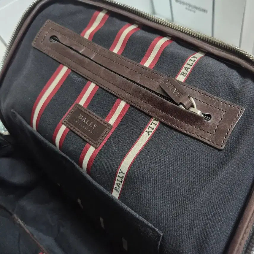 [BUNJANG] Bally Transfer Leather Backpack Brown / (정품) 발리 트랜스퍼 가죽 백팩 브라운