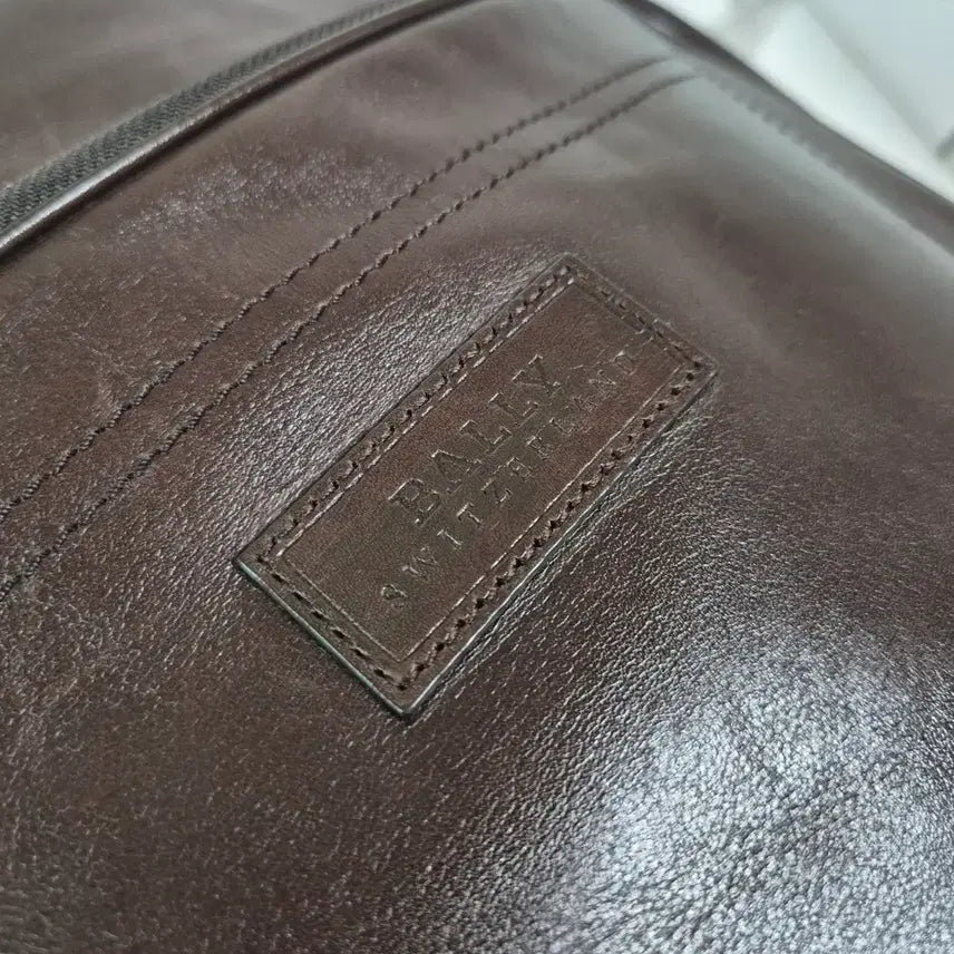 [BUNJANG] Bally Transfer Leather Backpack Brown / (정품) 발리 트랜스퍼 가죽 백팩 브라운