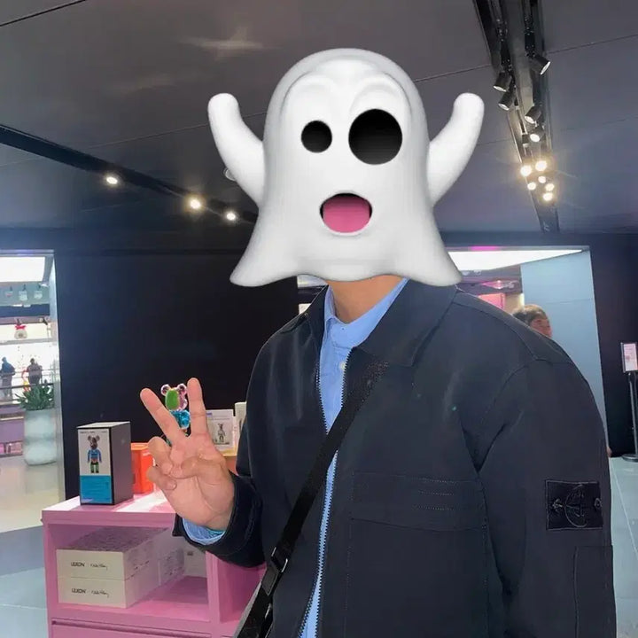 [SOLD OUT] 스톤아일랜드 고스트피스 개버딘 오버셔츠 네이비